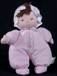 Carters Just One Year JOY Girl Doll Pink Body w/ Flowers